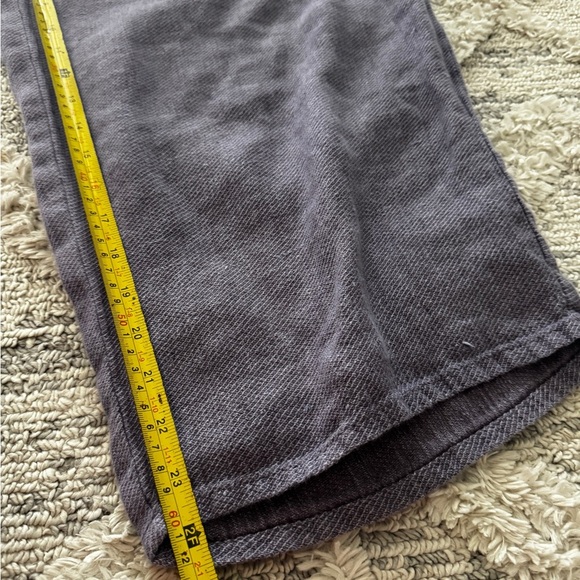 FLAX Linen Wide Leg Crop Pants Size L Comfort - Picture 11 of 13